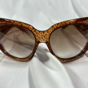 Bottega Veneta Brown Cat-Eye Sunglasses